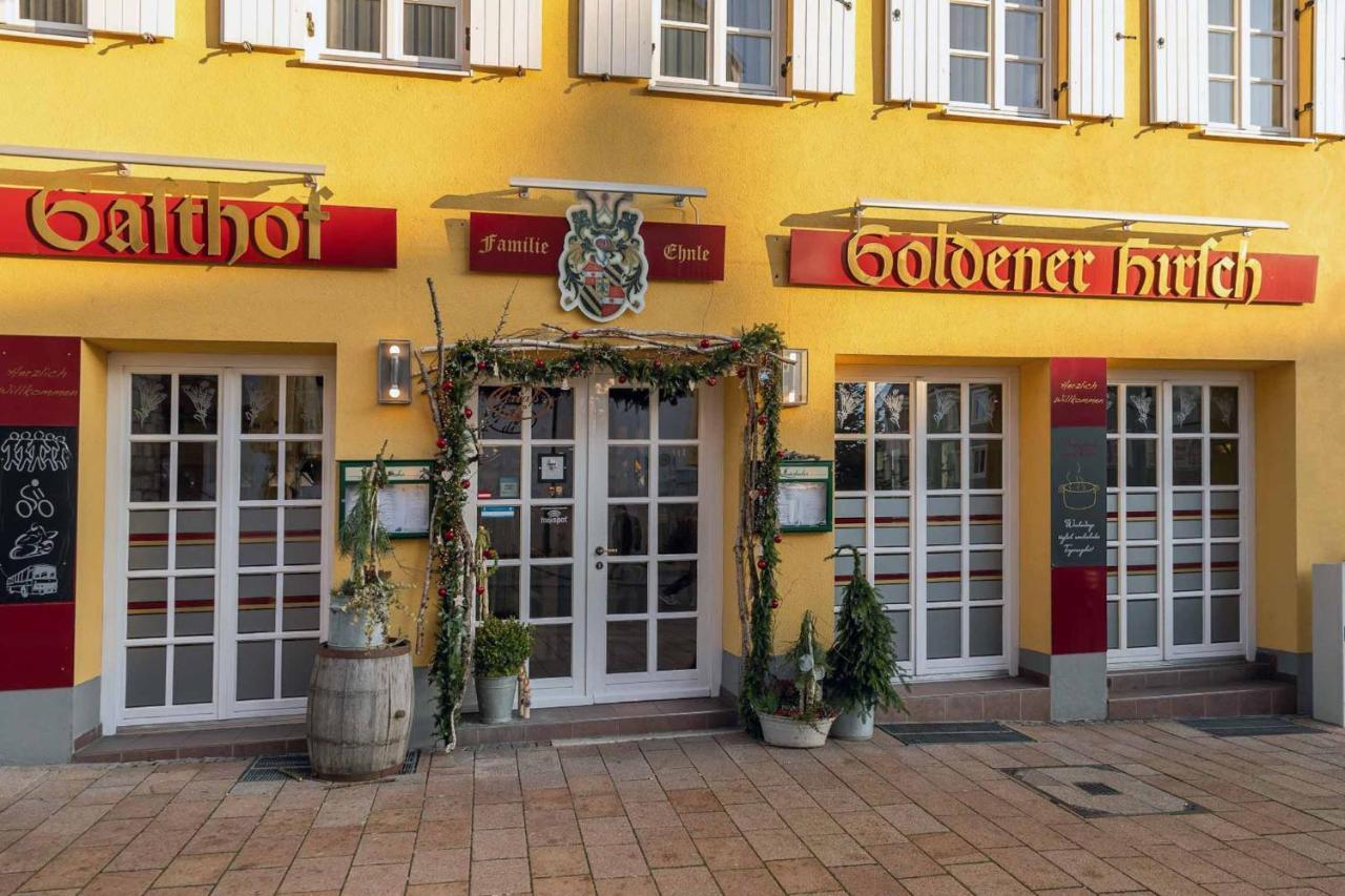 Hotel Restaurant Goldener Hirsch Donauwörth Esterno foto